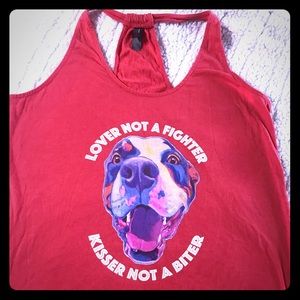Dog lover tank top